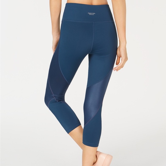 SOLD! Calvin Klein Shine High-Waist Crop Leggings - Picture 2 of 5